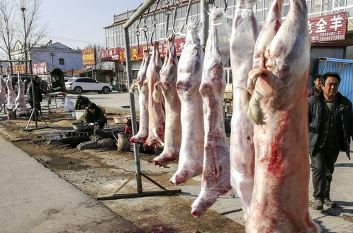  过年了去我们这的土集市搞点肉回家